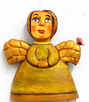 Tomáš Štolba - Andělka malovaná ( hnědá ) - originál